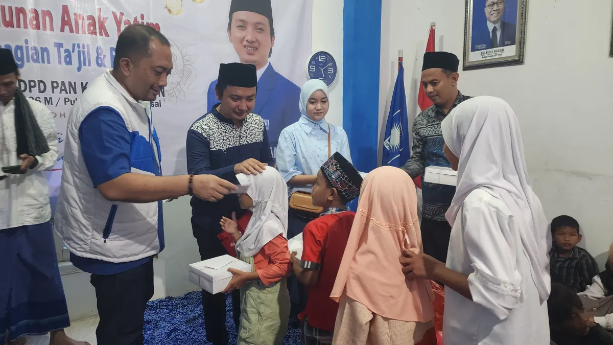 PAN Cirebon Santuni 117 Anak Yatim di Bulan Ramadan, Aldyan Fauzan: Bukti Nyata Partai Hadir untuk Rakyat